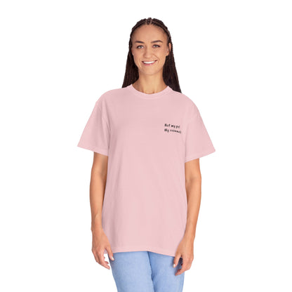 “Unavailable. Got plans with my cat.” T-shirt