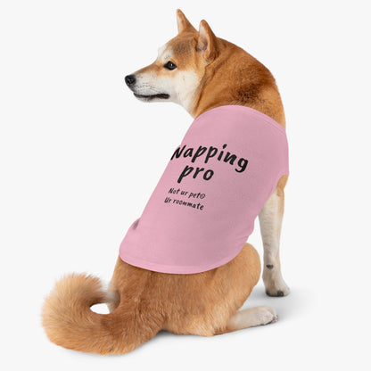 "Napping Pro" — Pet Tank Top