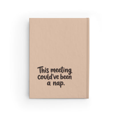 “Paws Off, Pencils On” — Blank Hardcover Journal
