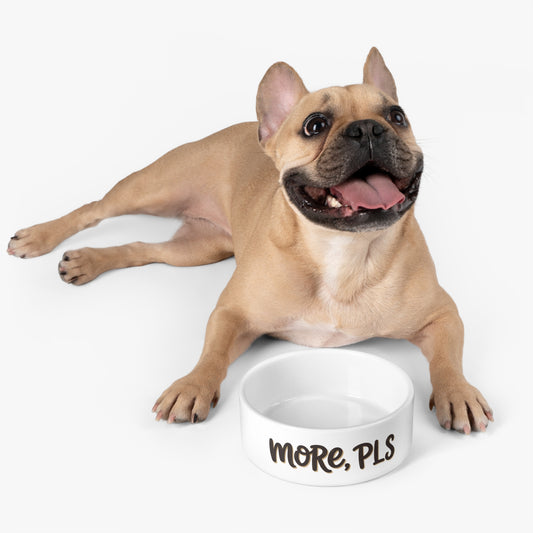 "More, Pls" Ceramic Bowl — 16oz