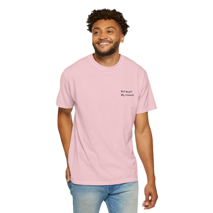 “Unavailable. Got plans with my cat.” T-shirt