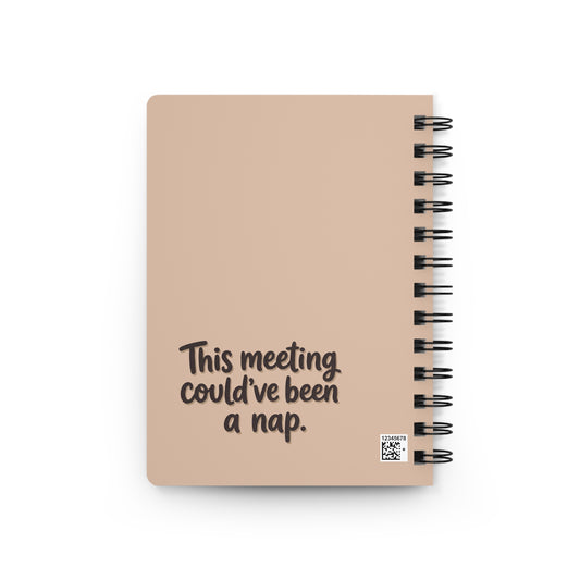 "Paws Off, Pencils On" — Spiral Journal
