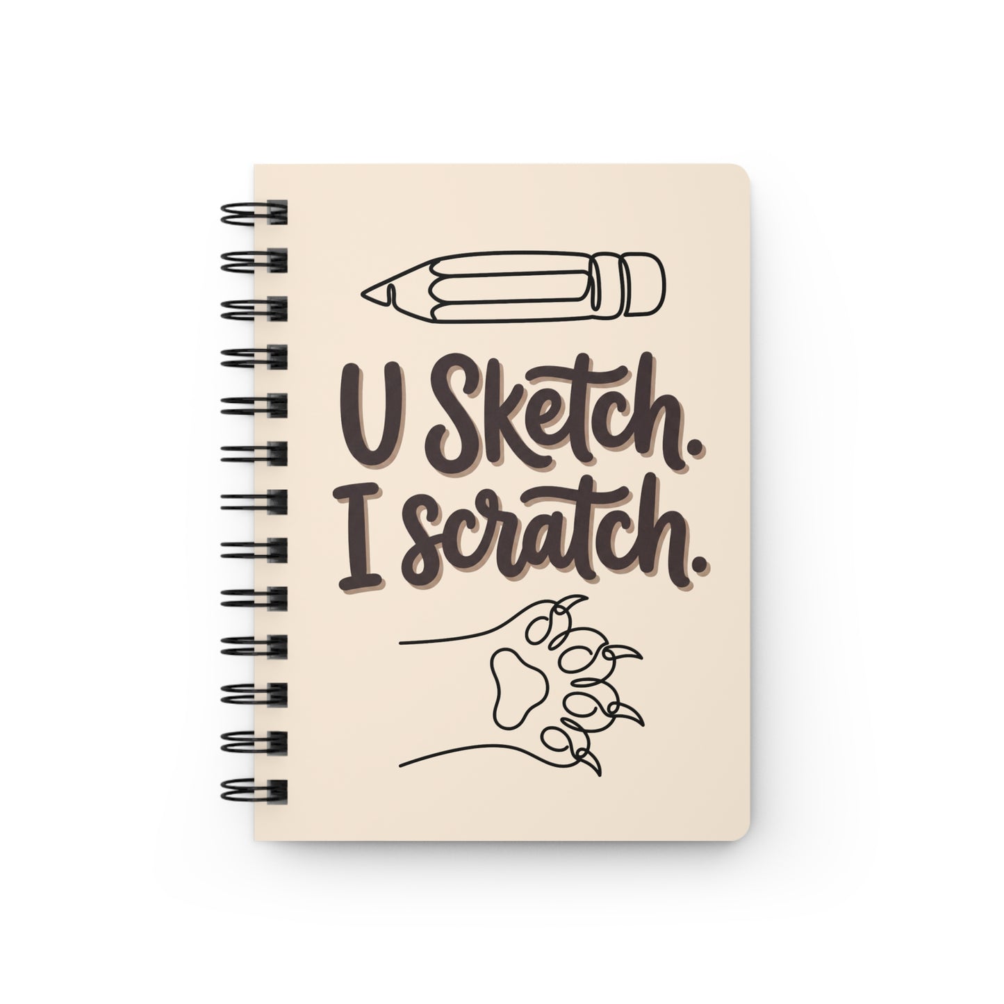 "U Sketch. I Scratch." — Spiral Journal