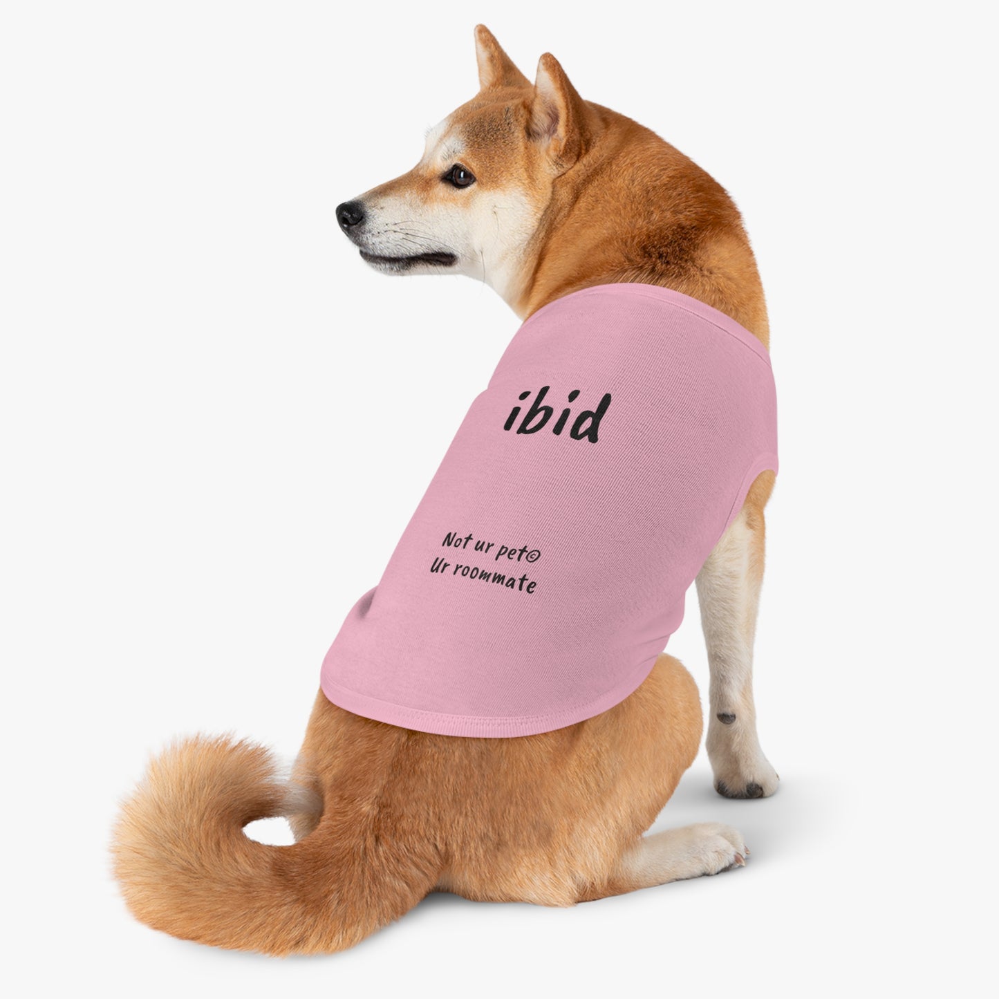 "ibid" — Pet Tank Top
