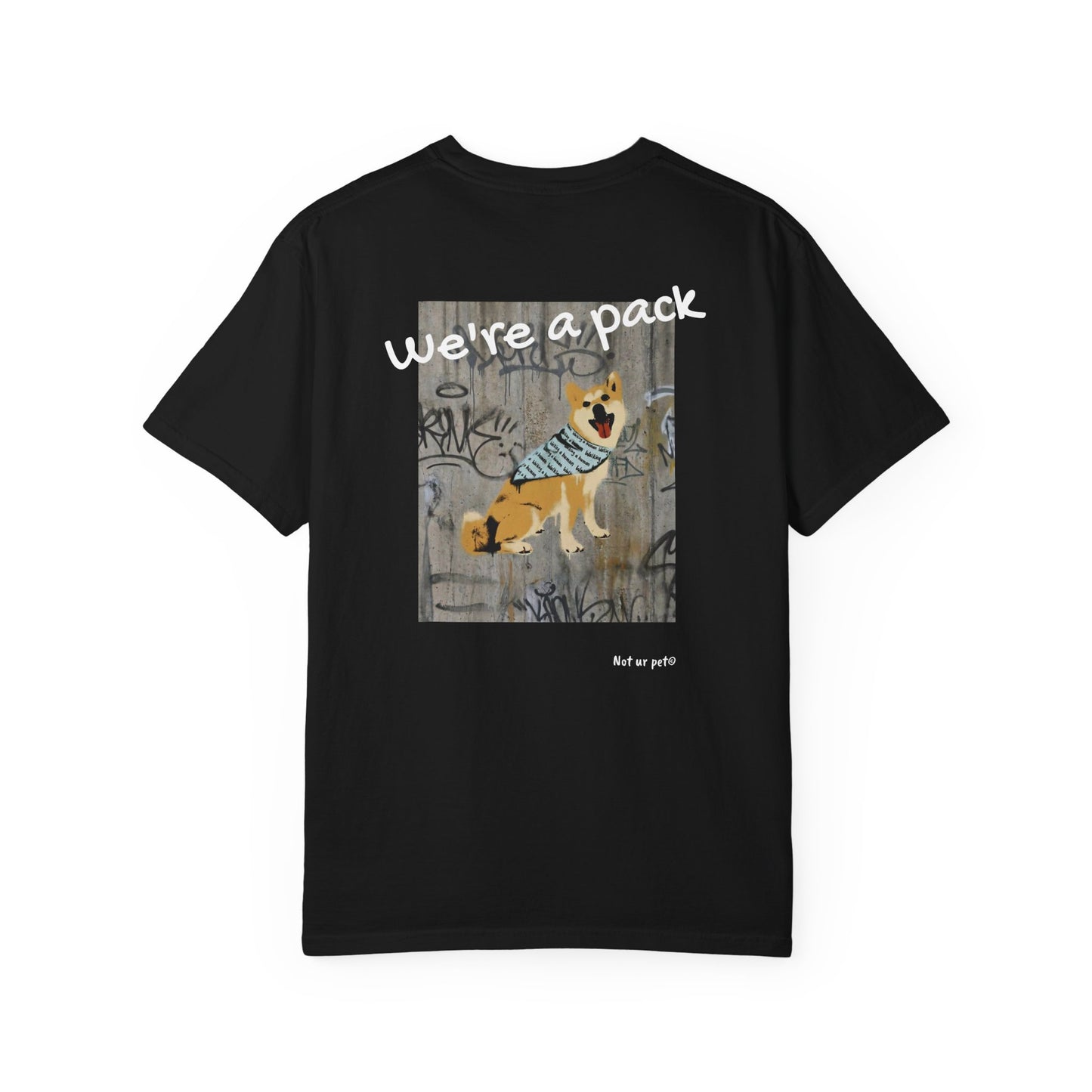 "We're a Pack" dog lover t-shirt, casual graphic tee for dog moms & dads