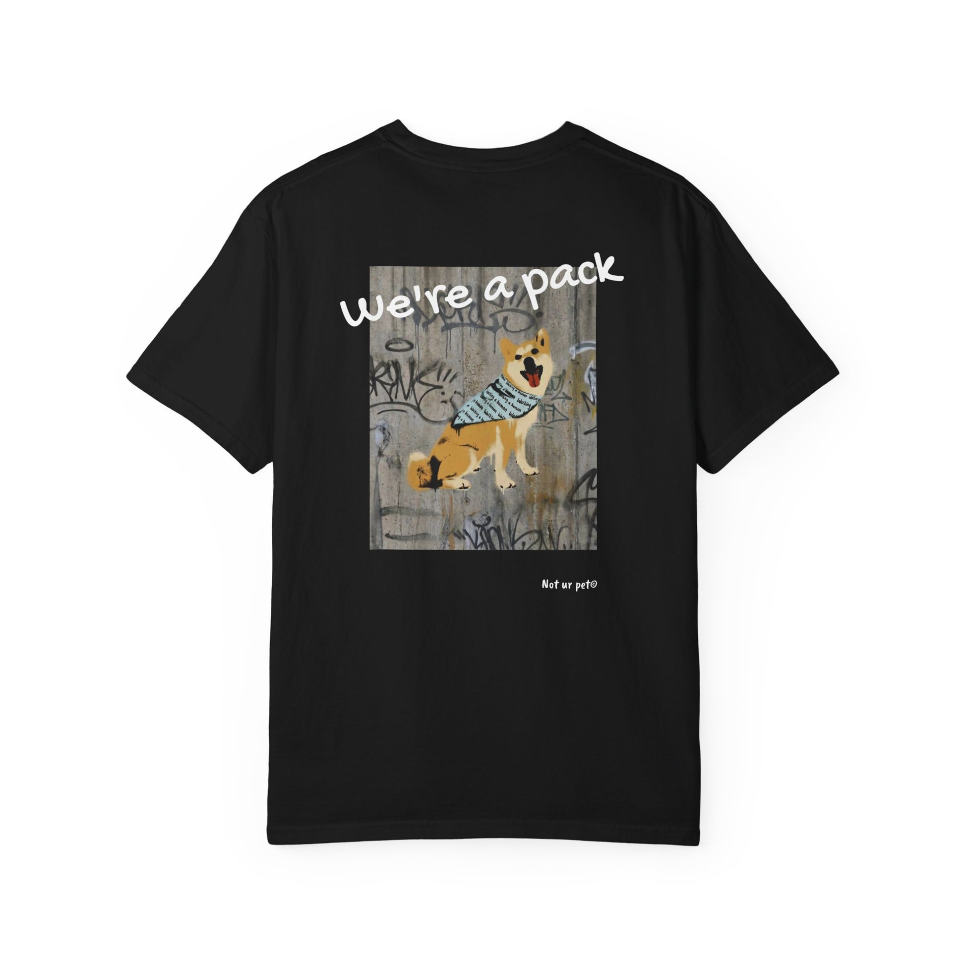 "We're a Pack" dog lover t-shirt, casual graphic tee for dog moms & dads